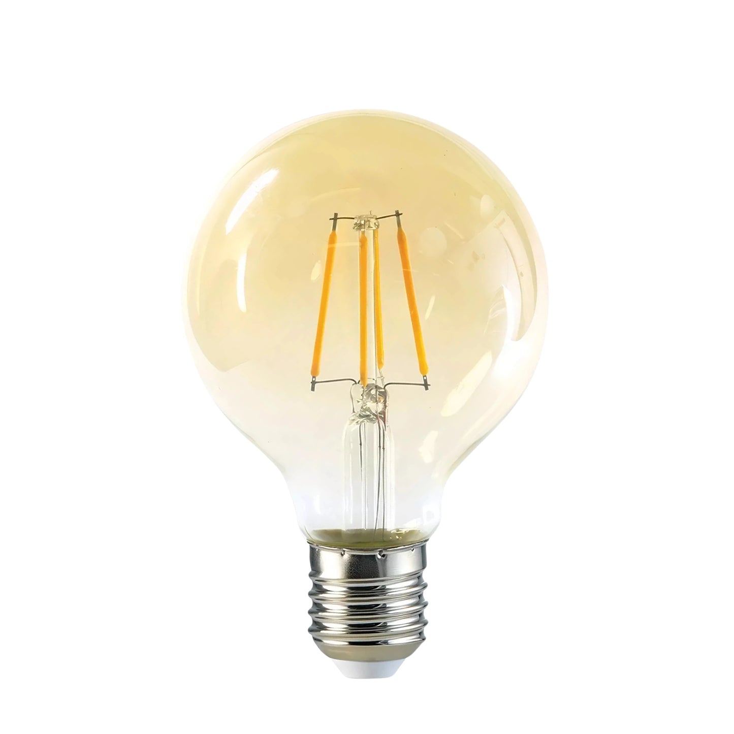 Ampolleta Led Filamento G80 6w - Luz Cálida
